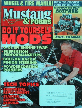 MUSTANG & FORDS 1996 JULY - RESTOMODS, 429SCJ TORINO